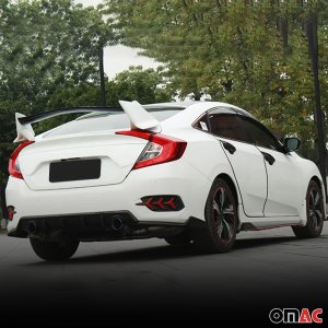 Honda Civic SD Spoiler - Omac - Type-R - Primer - '16-'21 Honda Civic SD Spoiler - Omac - Type-R - Primer - '16-'21